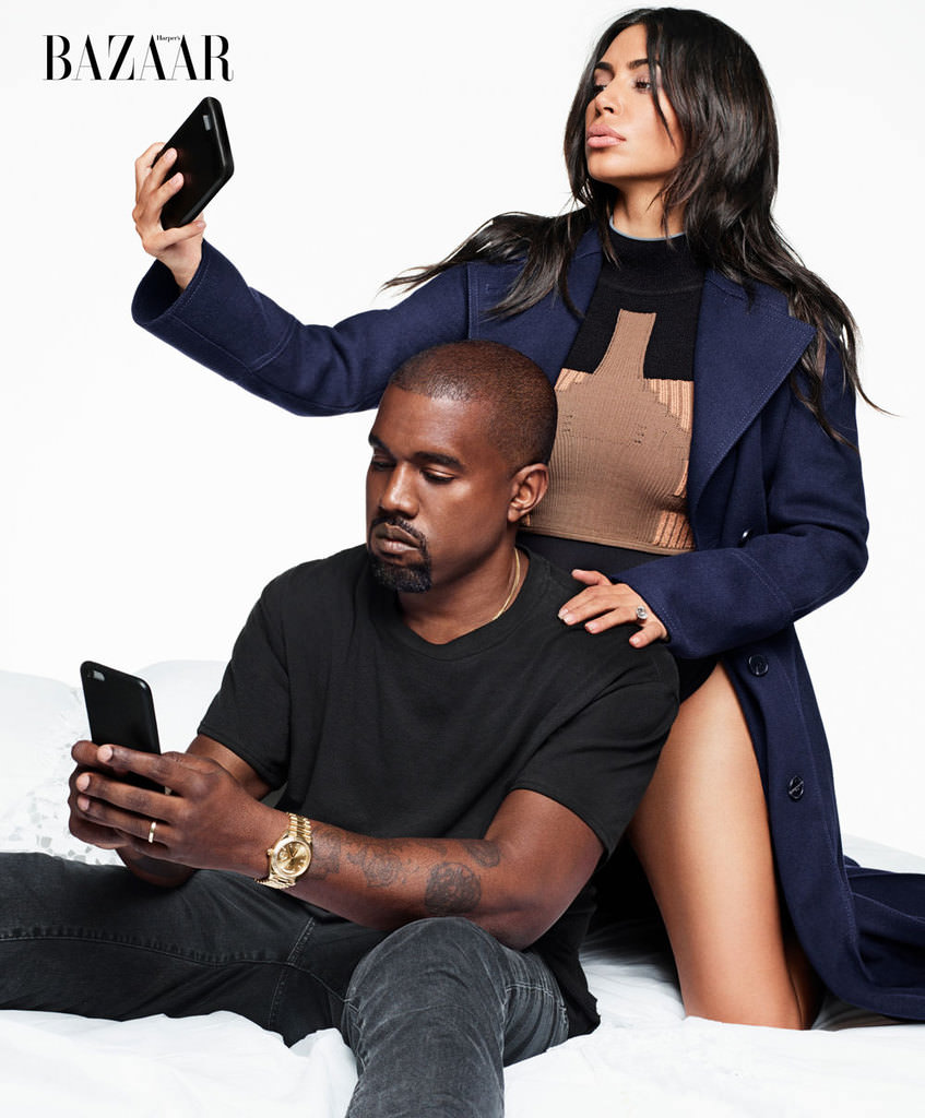 İkonlar: Kanye West ve Kim Kardashian'la yatakta... 