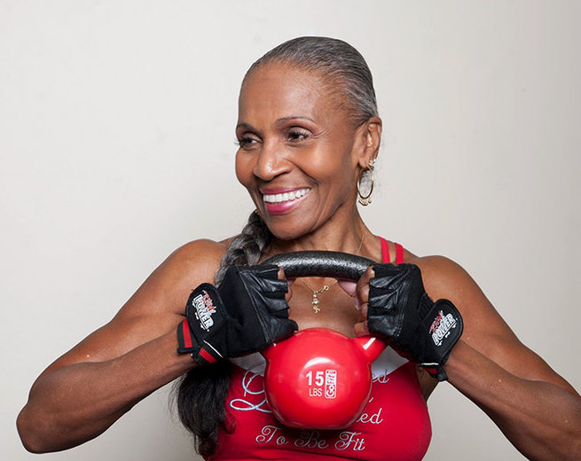 Dünyanın en yaşlı fit kadını 