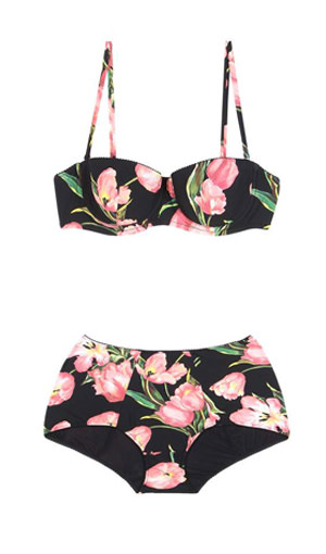 Yüksek bel bikiniler