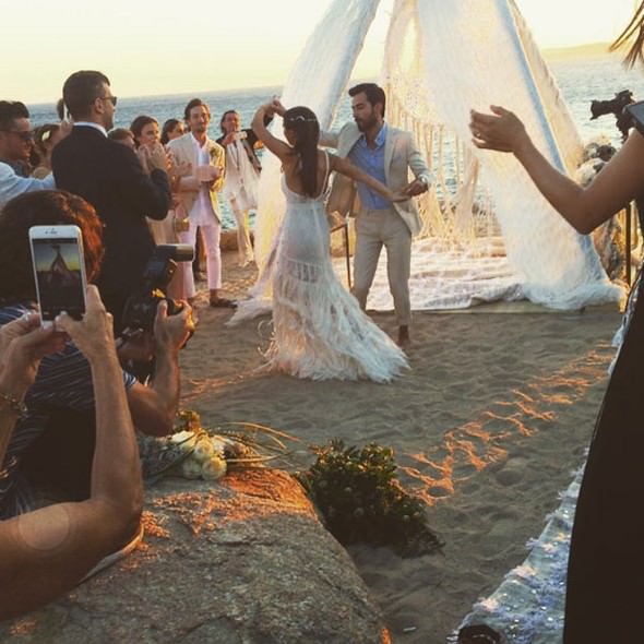 Pia Hakko ve Kerim Yeşil'in Mikonos'taki düğünü