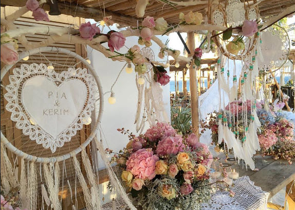 Pia Hakko ve Kerim Yeşil'in Mikonos'taki düğünü