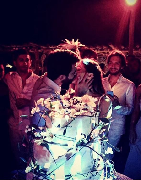 Pia Hakko ve Kerim Yeşil'in Mikonos'taki düğünü