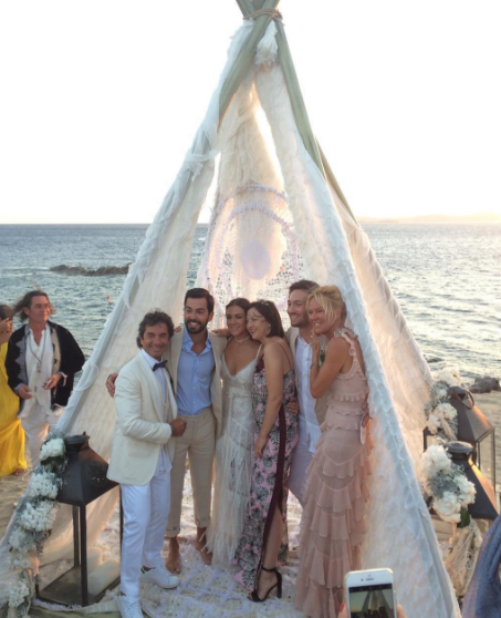 Pia Hakko ve Kerim Yeşil'in Mikonos'taki düğünü