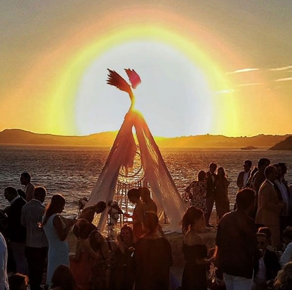 Pia Hakko ve Kerim Yeşil'in Mikonos'taki düğünü