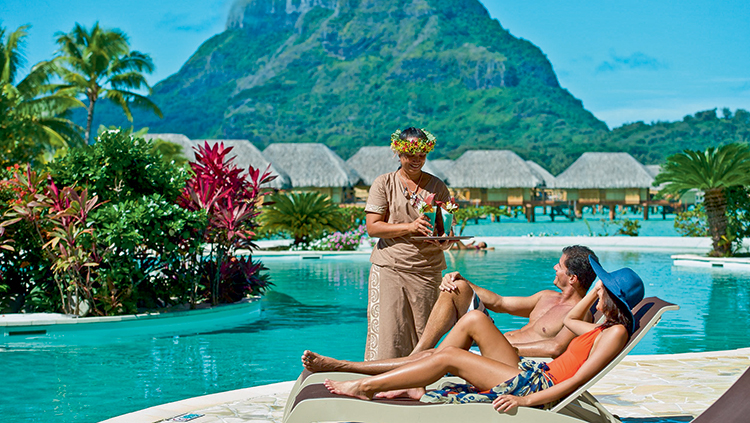 En romantik ada Bora Bora