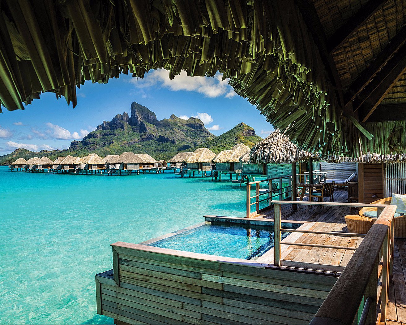 En romantik ada Bora Bora