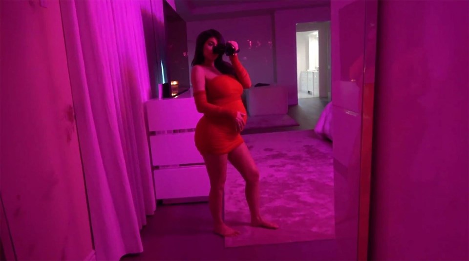 Kylie Jenner'ın anne olma yolundaki özel anları