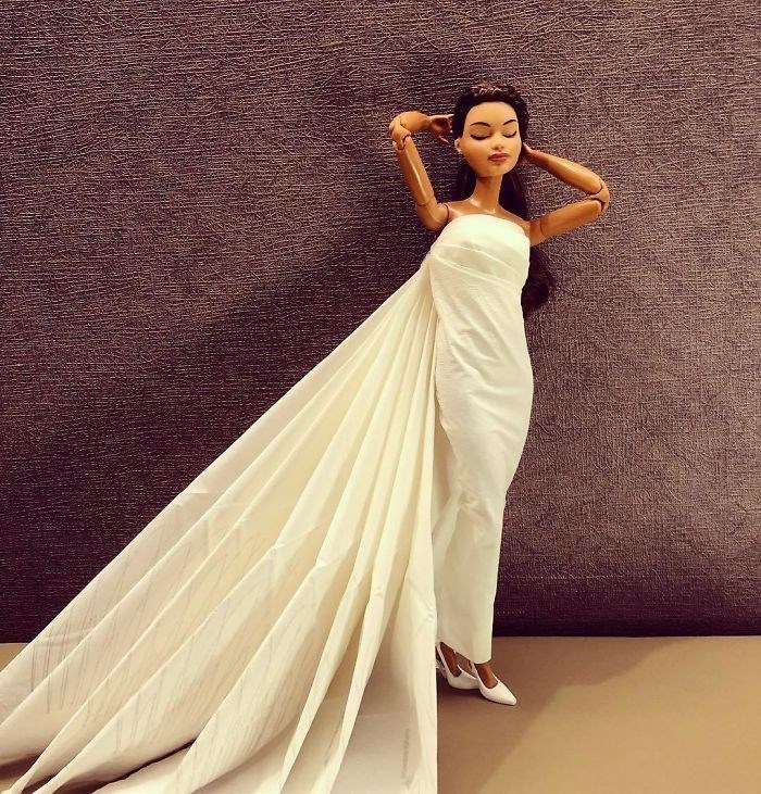 Barbie'ler için tuvalet kağıdı modası