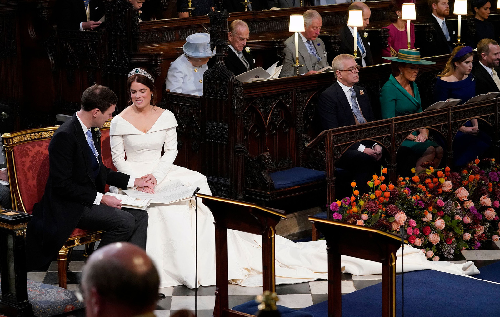 Prenses Eugenie'nin düğününe ünlü akını