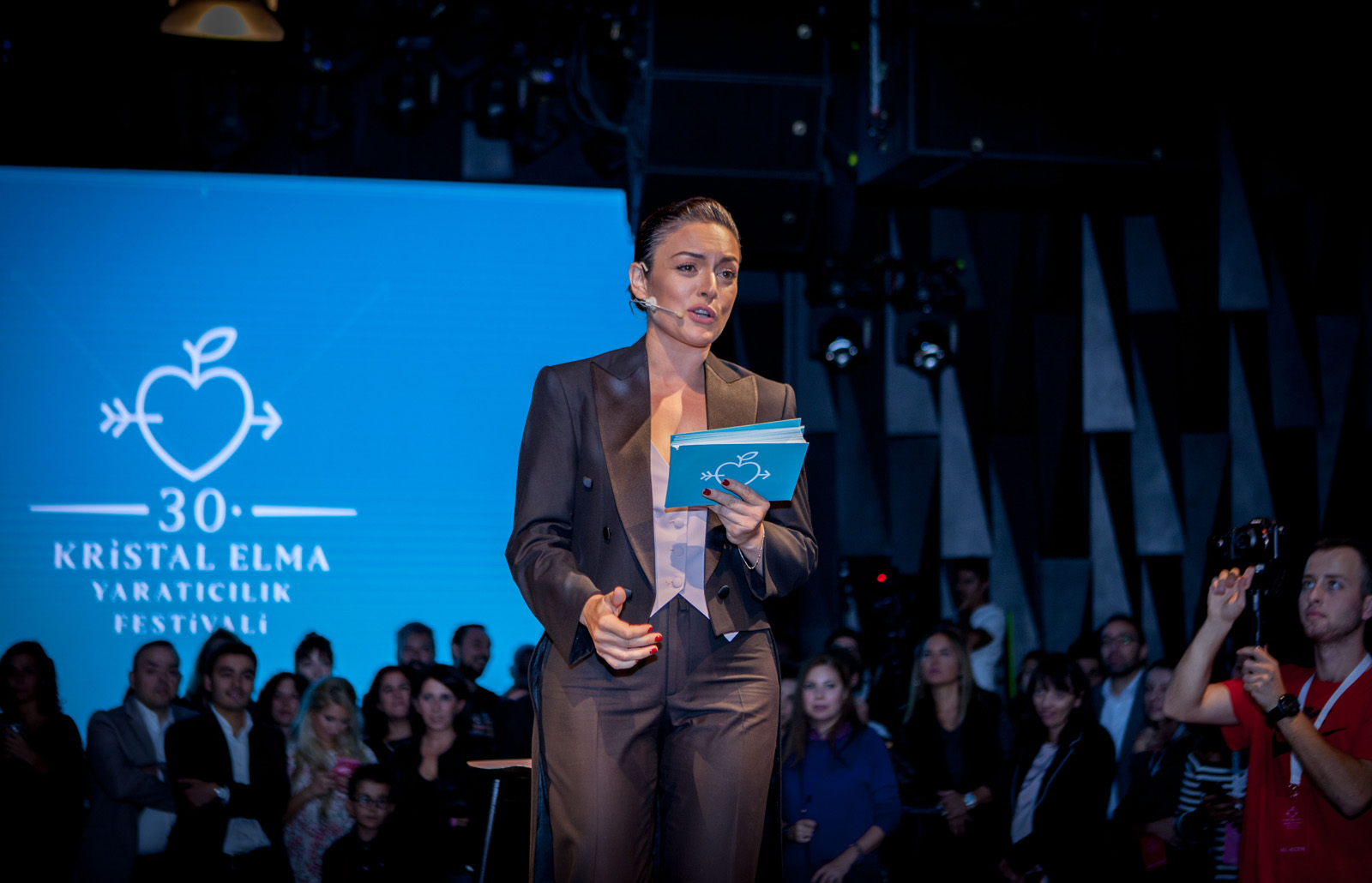 Krital Elma Festivali'nin ödül töreninden kareler