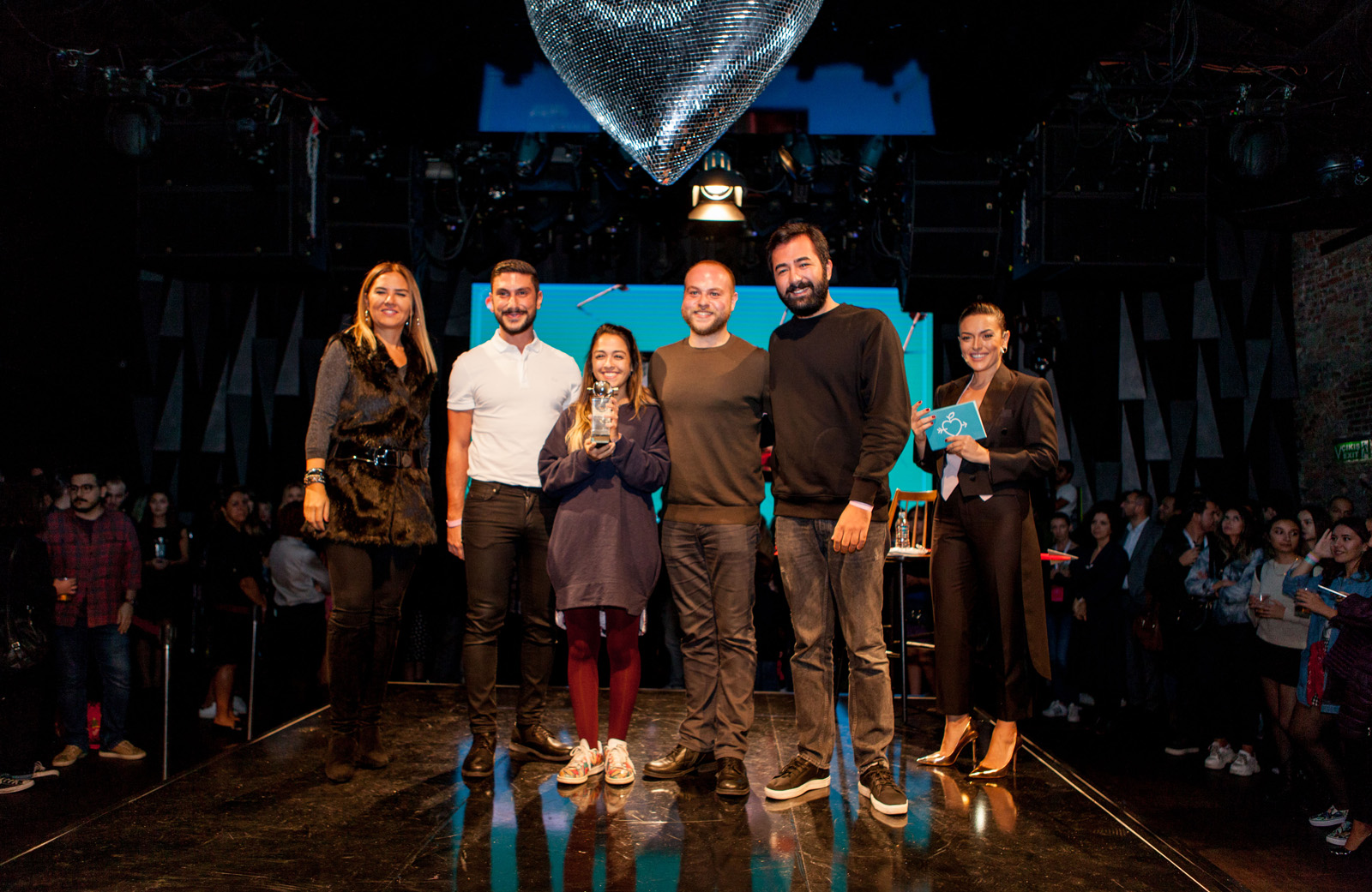 Krital Elma Festivali'nin ödül töreninden kareler