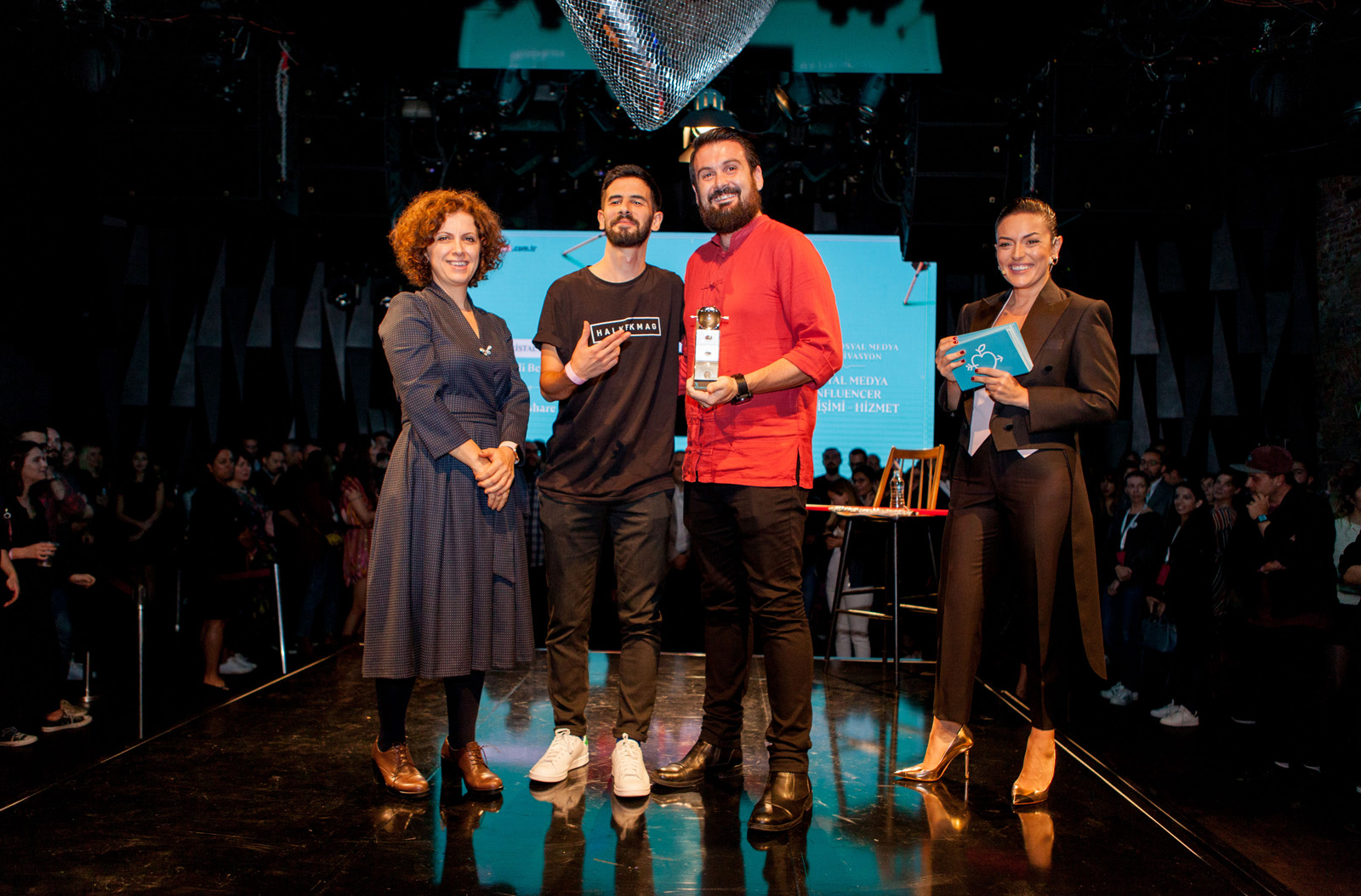 Krital Elma Festivali'nin ödül töreninden kareler