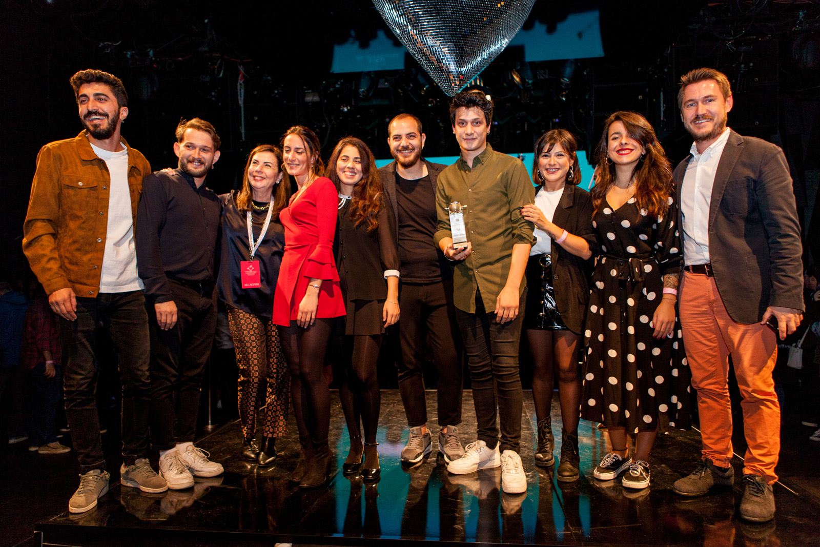 Krital Elma Festivali'nin ödül töreninden kareler