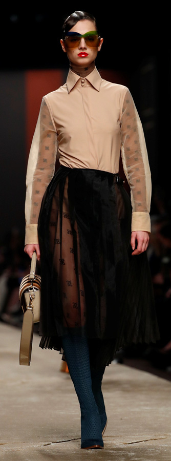 Fendi Sonbahar/Kış 2019 (Karl Lagerfeld'in son koleksiyonu)