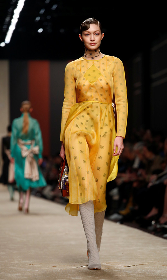 Fendi Sonbahar/Kış 2019 (Karl Lagerfeld'in son koleksiyonu)