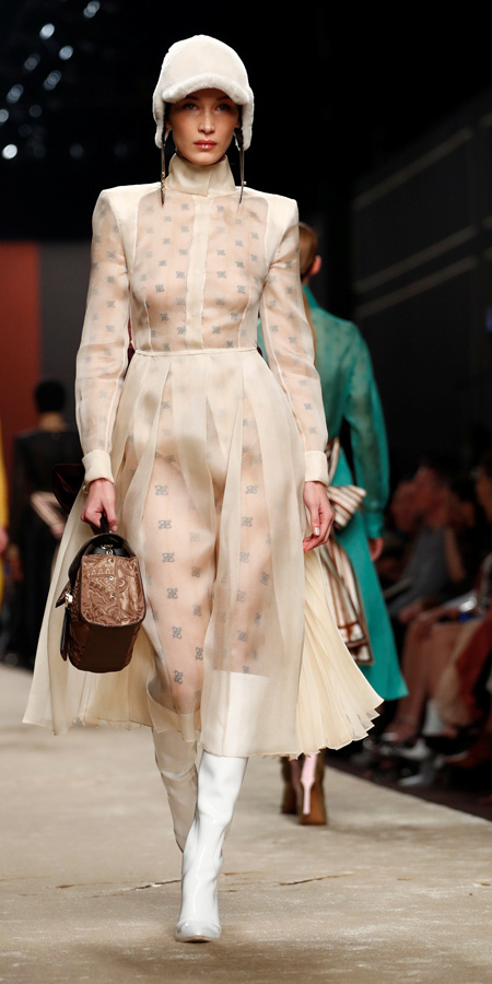 Fendi Sonbahar/Kış 2019 (Karl Lagerfeld'in son koleksiyonu)