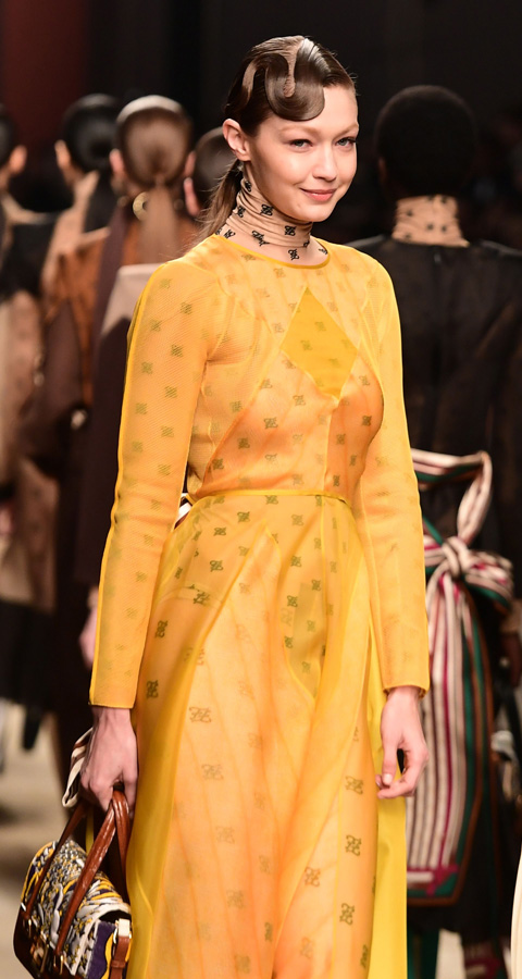 Fendi Sonbahar/Kış 2019 (Karl Lagerfeld'in son koleksiyonu)