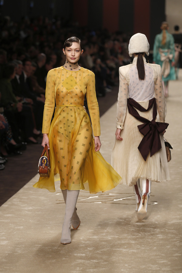 Fendi Sonbahar/Kış 2019 (Karl Lagerfeld'in son koleksiyonu)