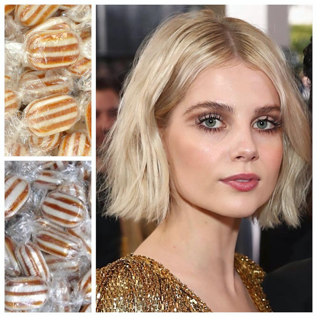 Lucy Boynton'un deneysel makyajları