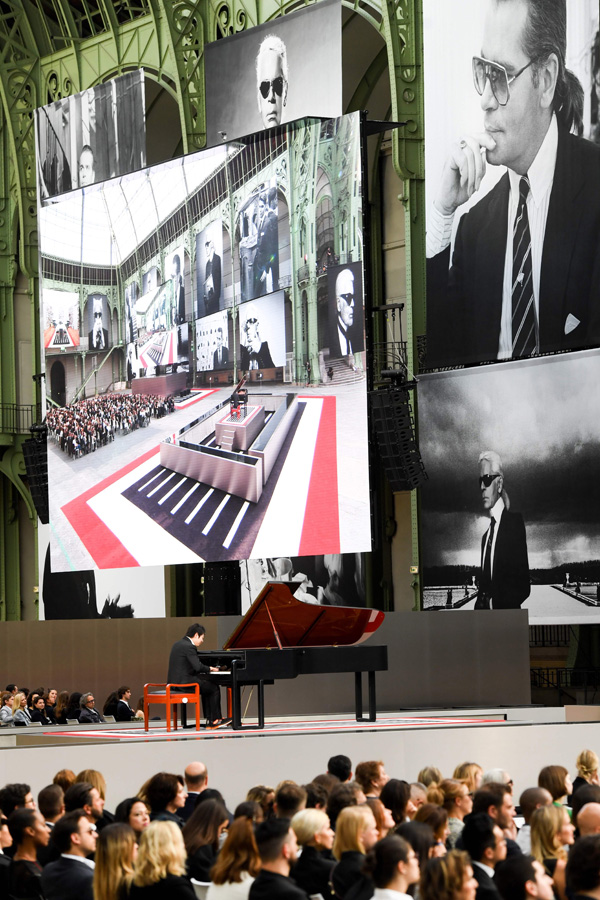 Karl Lagerfeld'i anma töreni düzenlendi