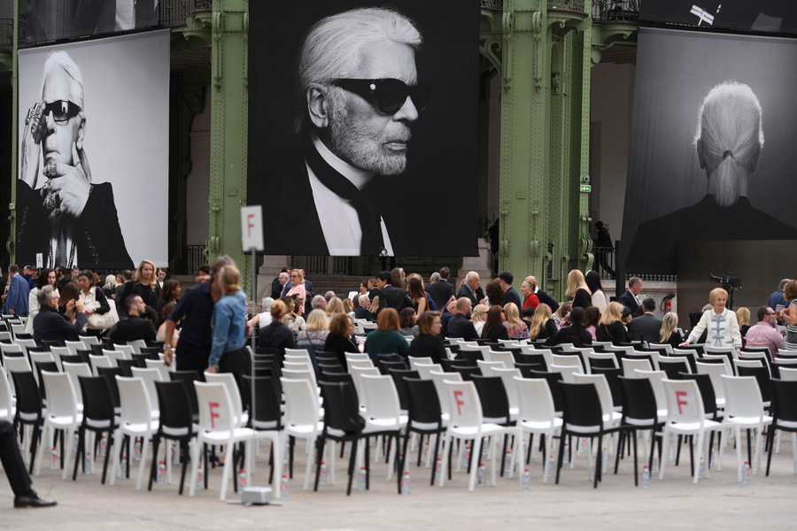 Karl Lagerfeld'i anma töreni düzenlendi