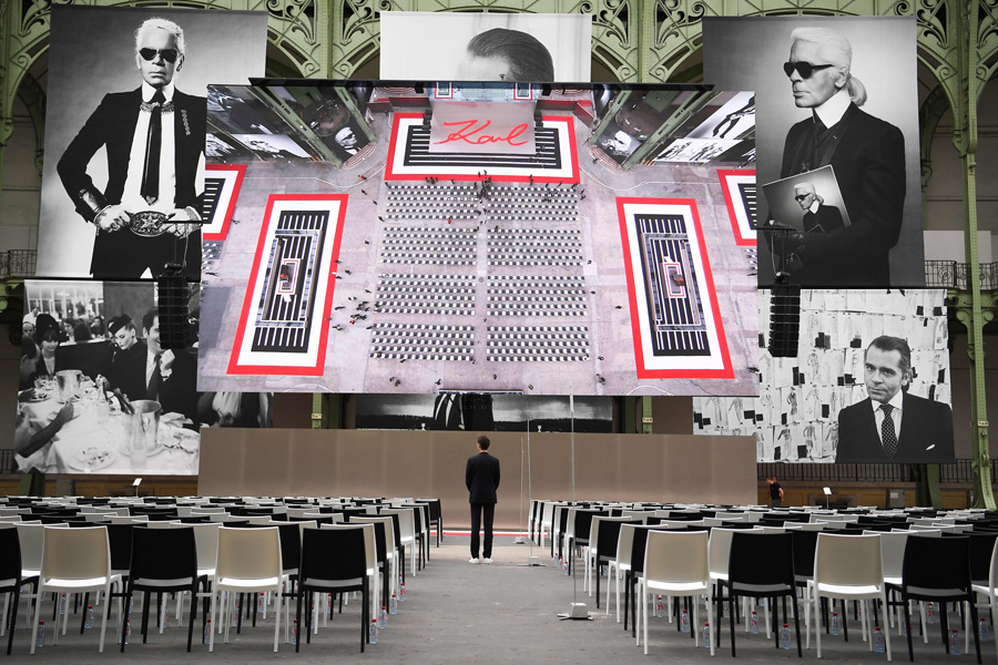 Karl Lagerfeld'i anma töreni düzenlendi