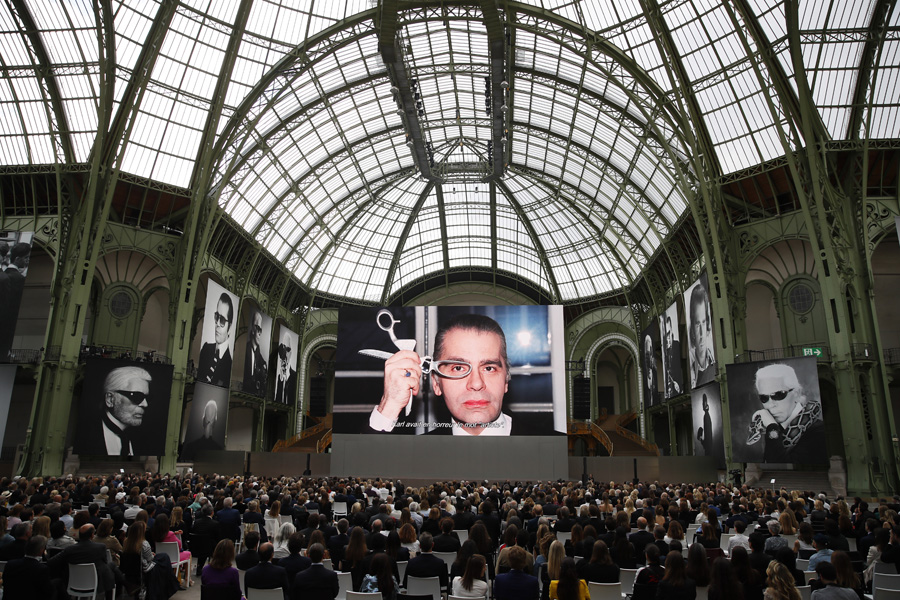 Karl Lagerfeld'i anma töreni düzenlendi