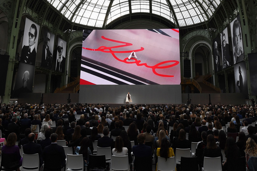 Karl Lagerfeld'i anma töreni düzenlendi