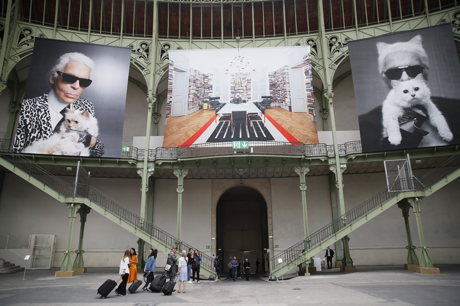 Karl Lagerfeld'i anma töreni düzenlendi