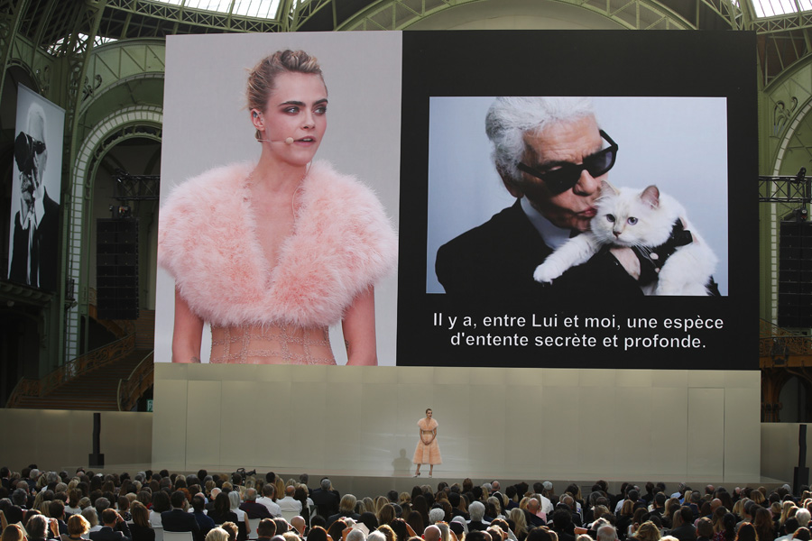 Karl Lagerfeld'i anma töreni düzenlendi