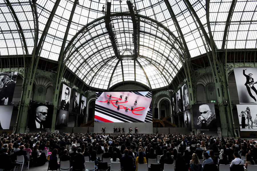 Karl Lagerfeld'i anma töreni düzenlendi