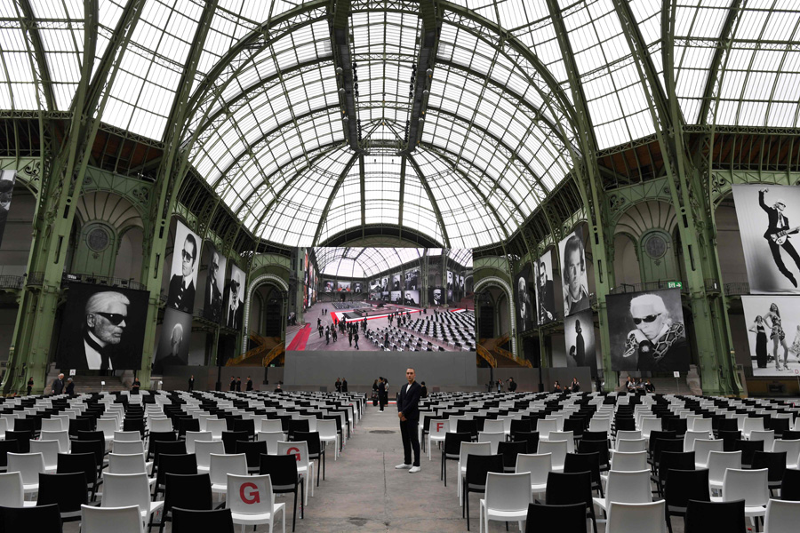 Karl Lagerfeld'i anma töreni düzenlendi