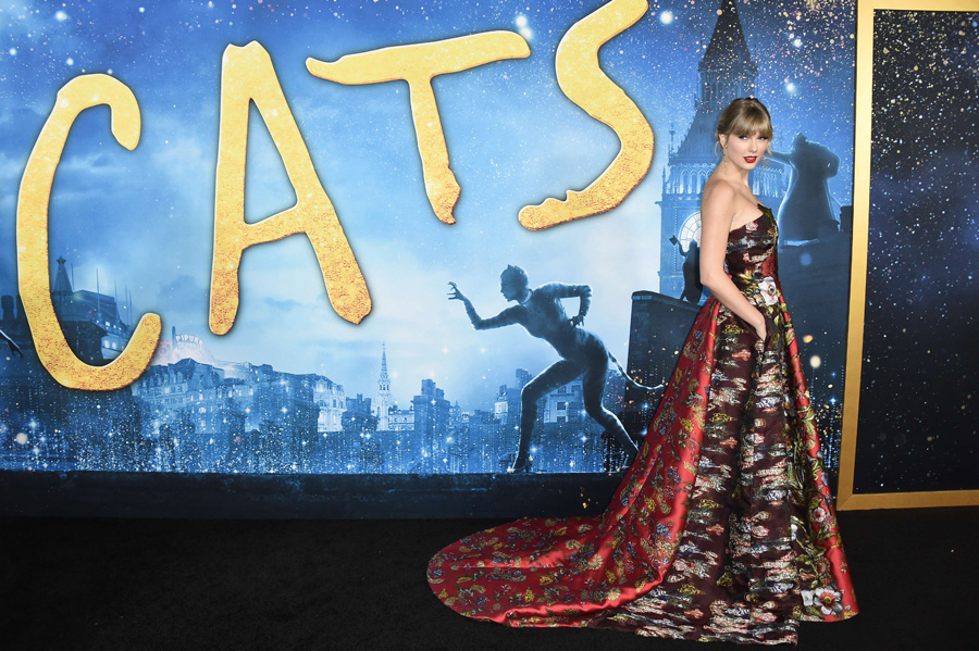 Cats galasına Taylor Swift damgası