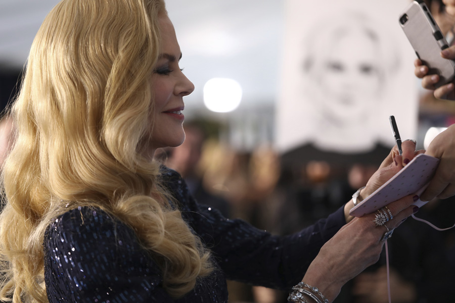 26. SAG (Ekran Oyuncuları Birliği) Ödülleri kamera arkası