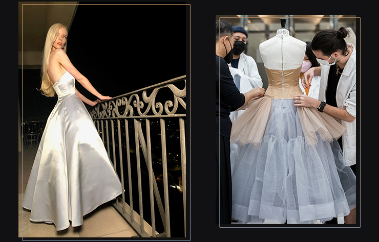 Anya Taylor-Joy'un  çelik mavi Dior elbisesi nasıl ortaya çıktı?