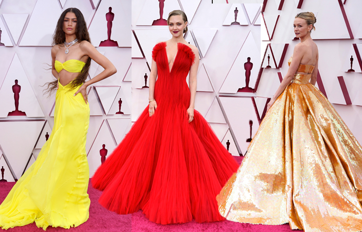 2021 Oscar Kırmızı Halısında Şıklık Yarışı