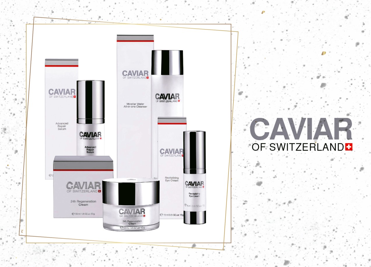 “CAVIAR OF SWITZERLAND” YAŞLANMA KARŞITI GÜZELLİK ÜRÜNLERİ SERİSİ