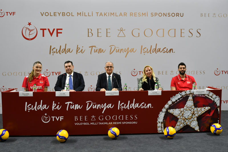 Bee Goddess milli voleybol takımlarının resmi sponsoru oldu