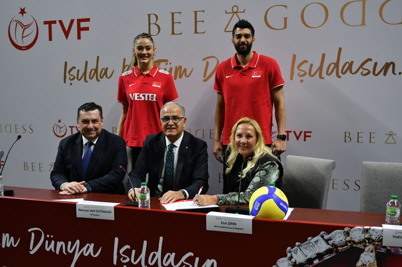 Bee Goddess milli voleybol takımlarının resmi sponsoru oldu