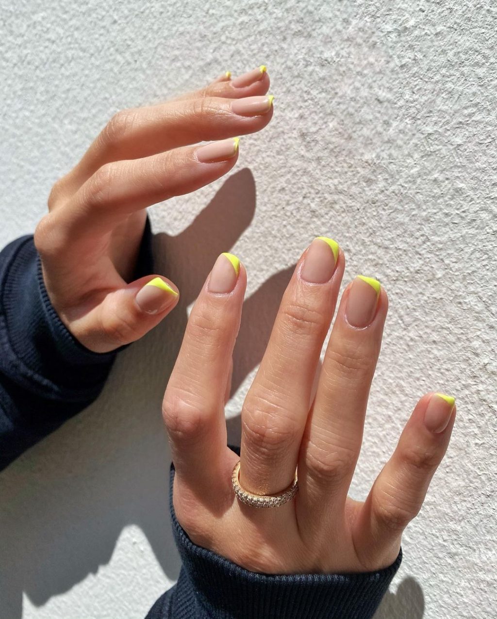 Favori 10 Renkli French Manikür Uygulaması