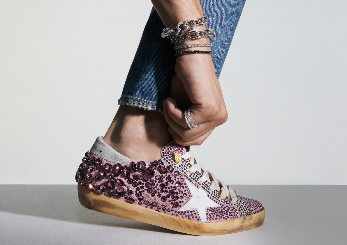 Golden Goose Ve Swarovski Bir Arada