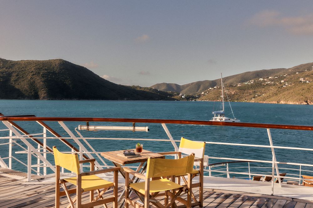 2023 yılının lüks yolcu gemisi Club Med'de seyahat