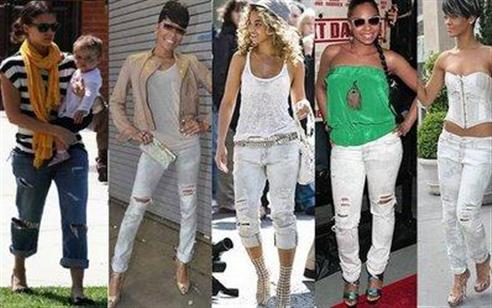 Yırtık jeanler geri döndü!