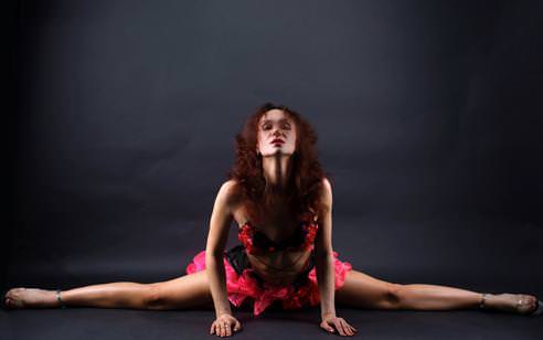 Dans ederek formda kalın