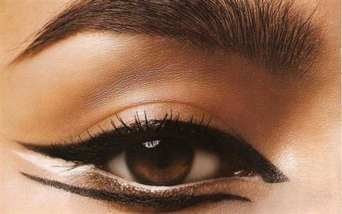 Eyeliner sürme sanatı!
