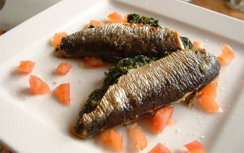 Fe usulü mikrodalga balık dolma