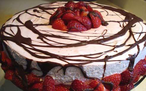 Pirinçli pandispanya kek