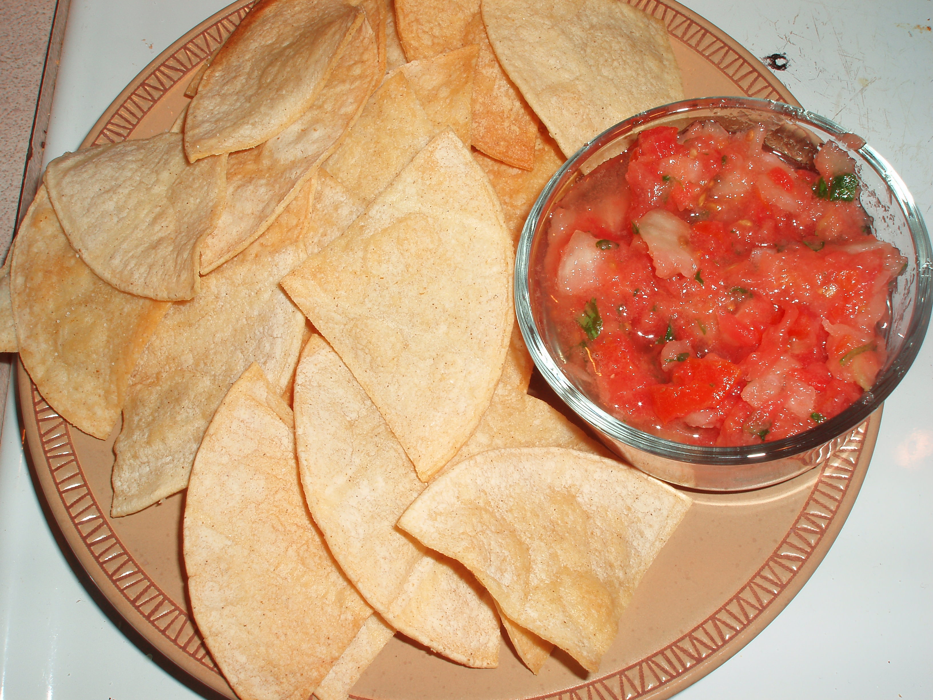 Yufka cips (acılı)