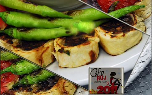 Yufkalı şiş köfte