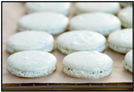 Fıstıklı macaronlar